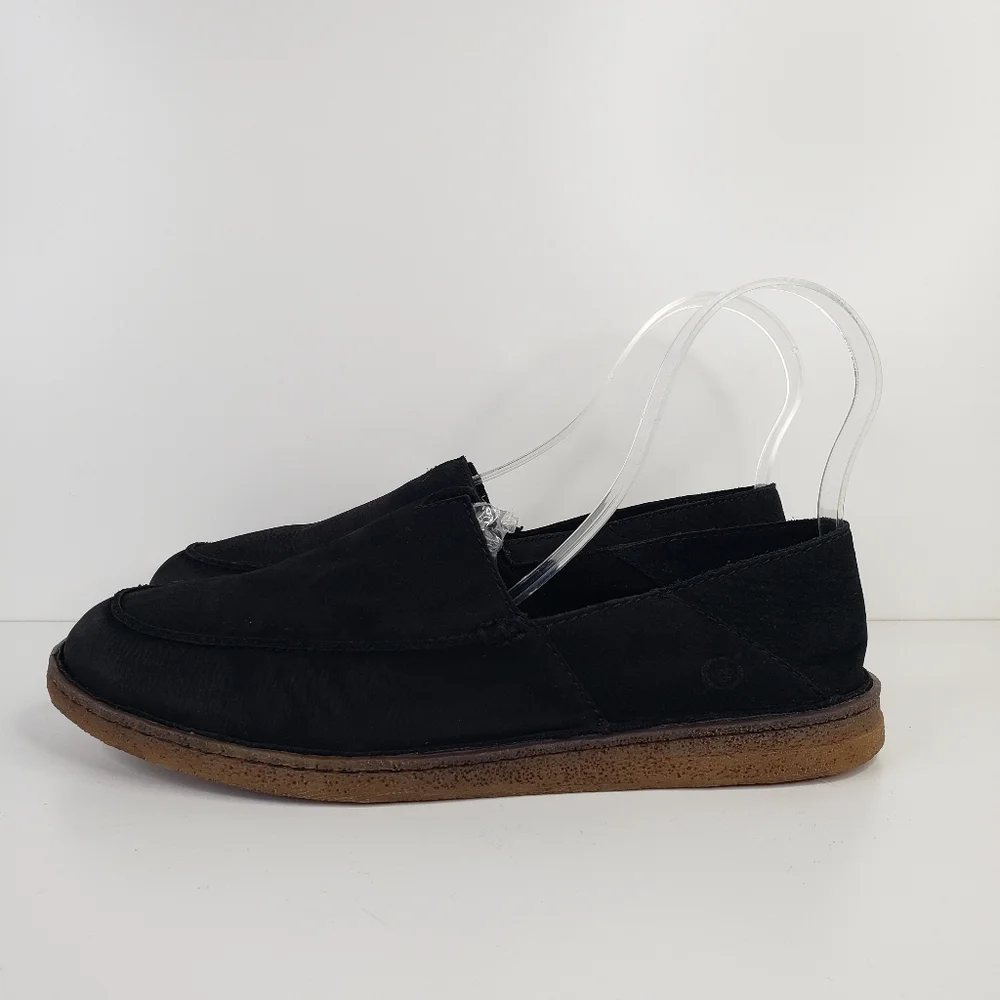 Born Men's Stewie II Distressed Upper Suede Slip On Comfort Loafers Sz 8.5
